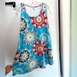 Summer dress Luckymore  Aline.. loose fitting dress/beach dress size L